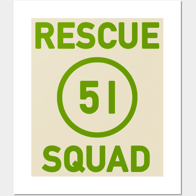 Squad 51 Wall Art by Vandalay Industries